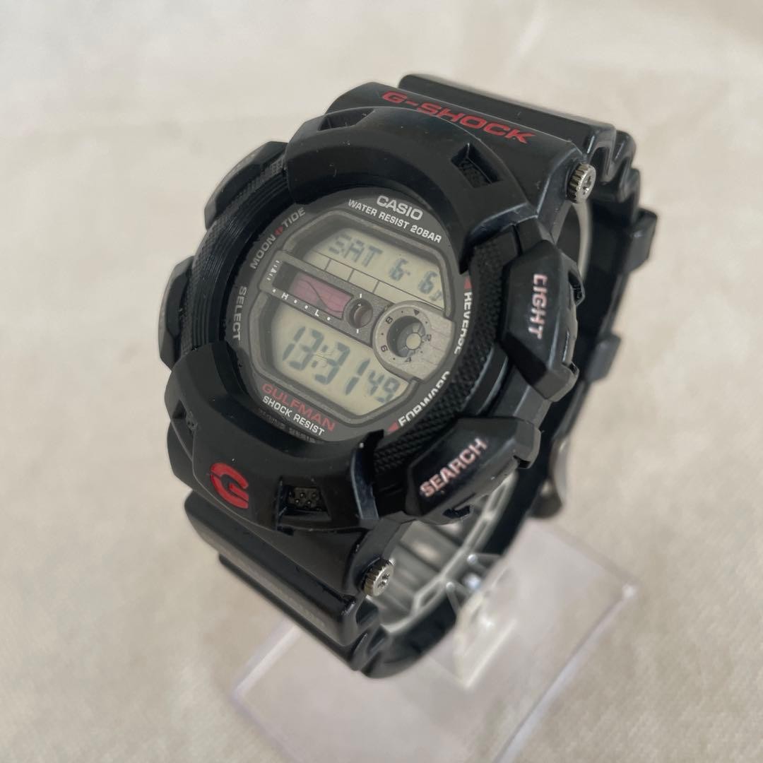 CASIO G-SHOCK ‼️ GW-9100 GULFMAN ‼️ Cleaned and battery replaced w 【USED】