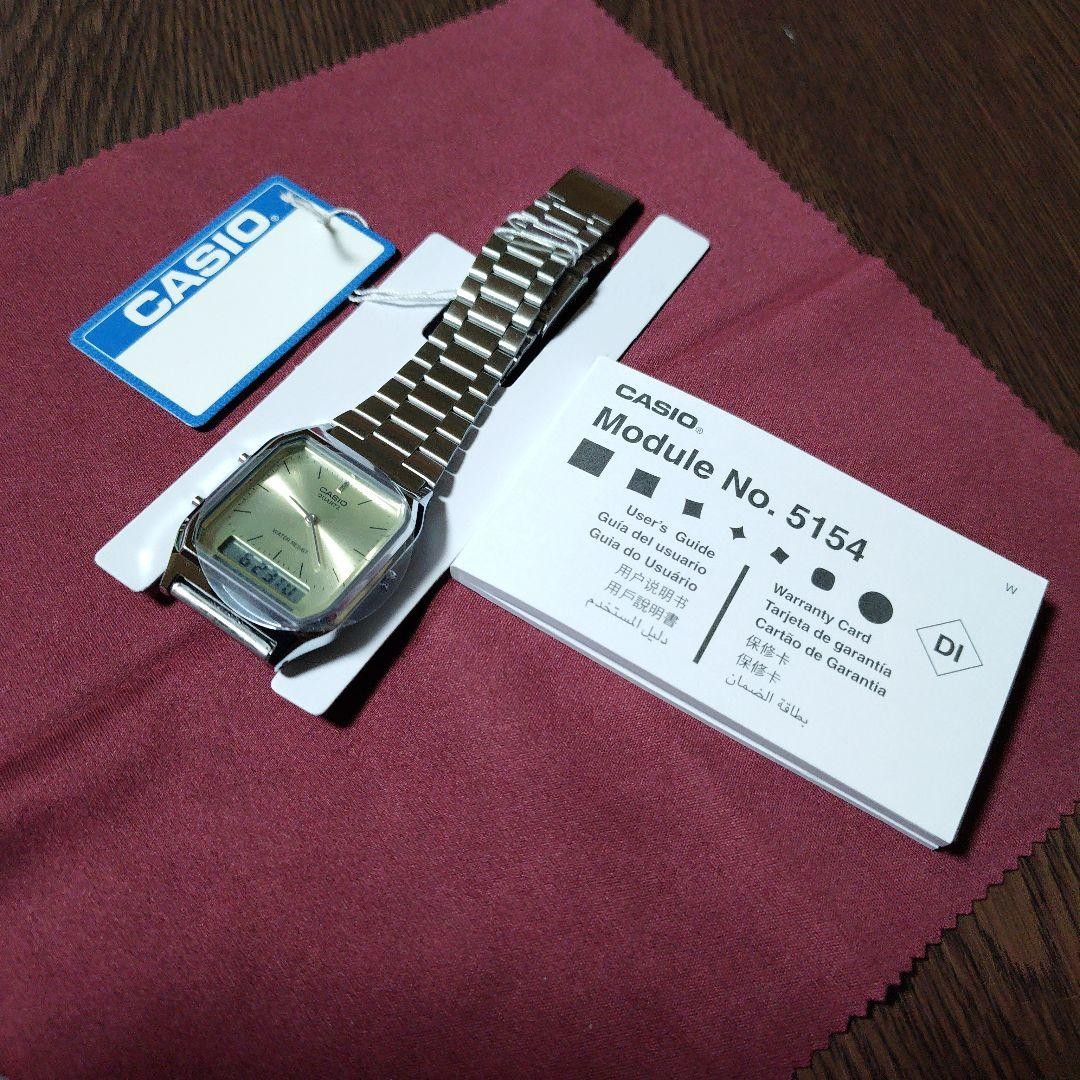 Brand new, unused ^_^ CASIO AQ-230A-9MQYDF Yellow Dial