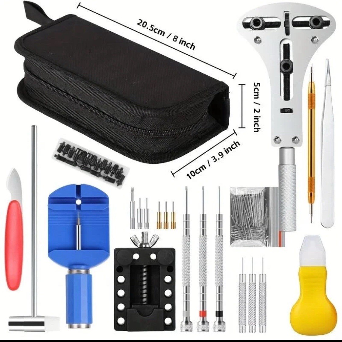 Watch Repair Kit Professional Battery Link Case Removal Replacement Adjust Tools