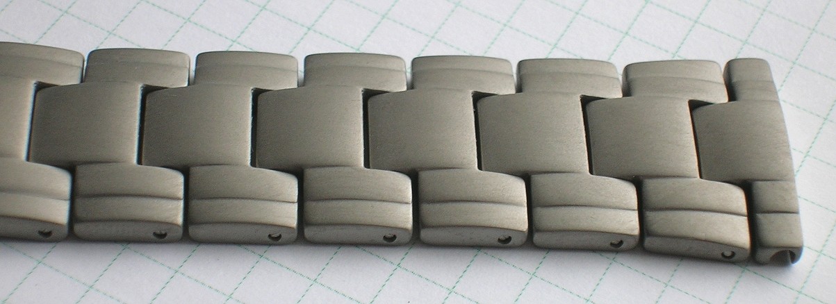 TITANUHRENARMBAND TITAN MASSIV aus dem Hause MABRO 22 mm TITANIUM SOLID BRACELET