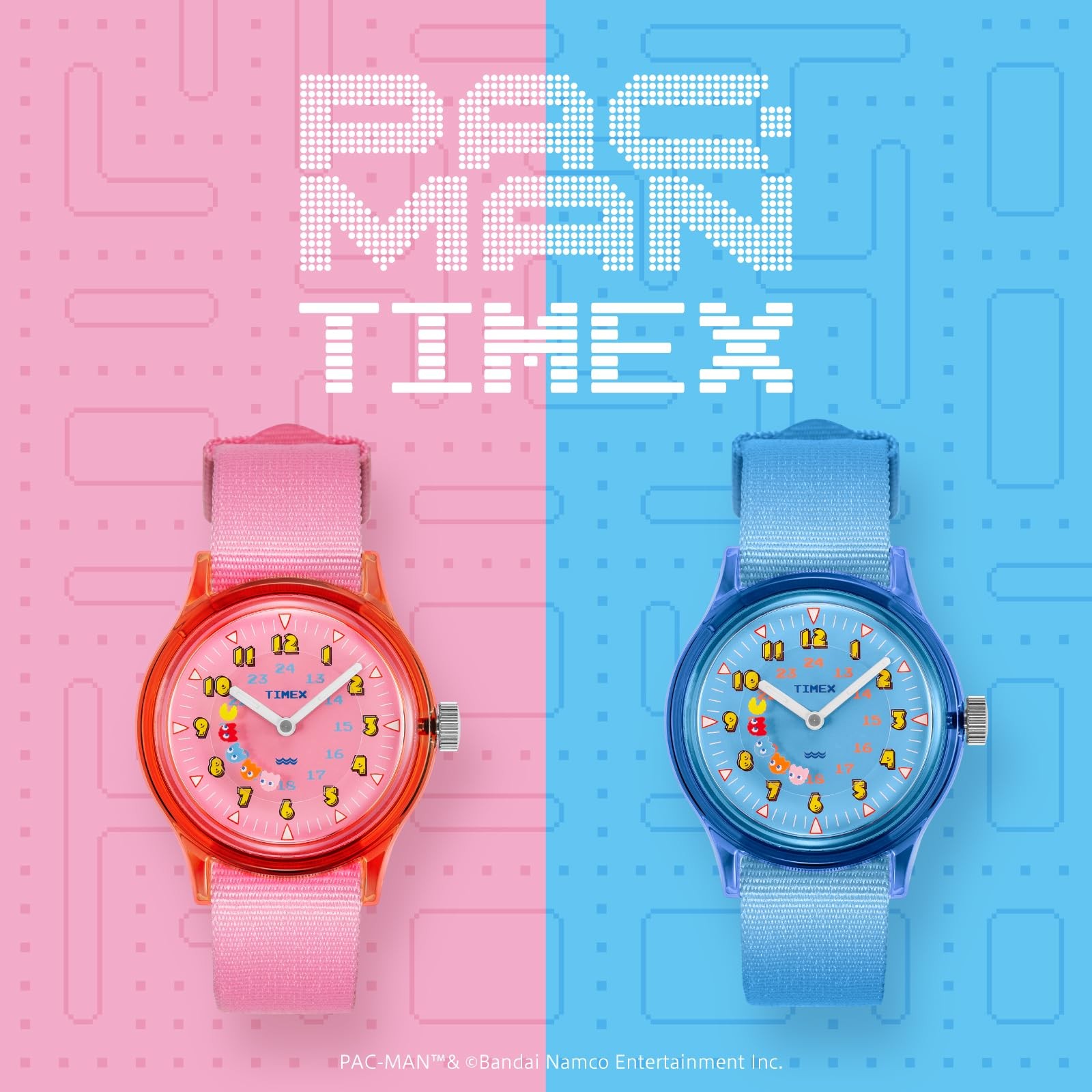 TIMEX PAC-MAN TW2V94000 Blue Unisex Watch New in Box