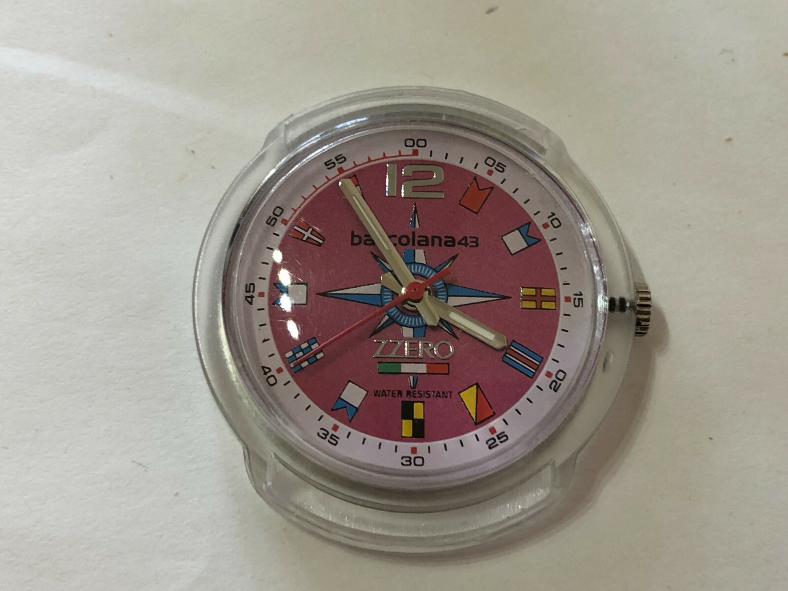 LIMITED EDITION BARCOLANA 43 ZZERO QUARTZ WATCH.