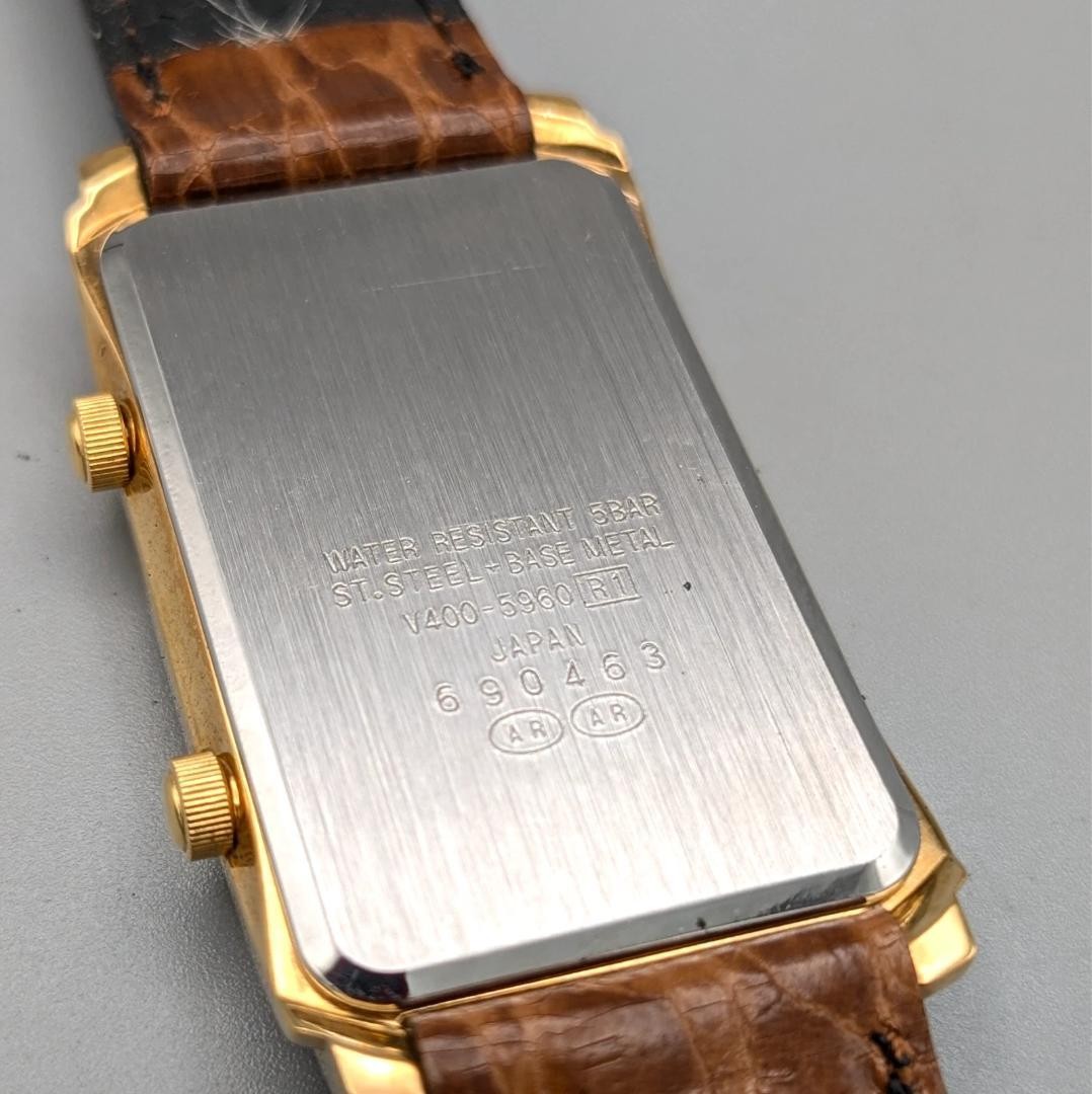 With box Seiko Nagano Olympics Commemorative Model Dual Time watch new battery