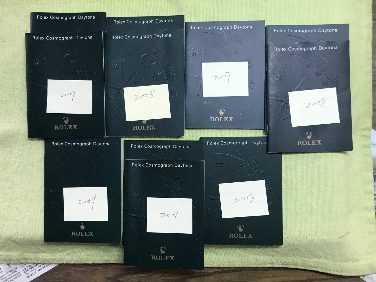 Rolex 2001-2013 “Daytona Cosmograph” Booklet.English❗️ Choose Year‼️1 For $49.88