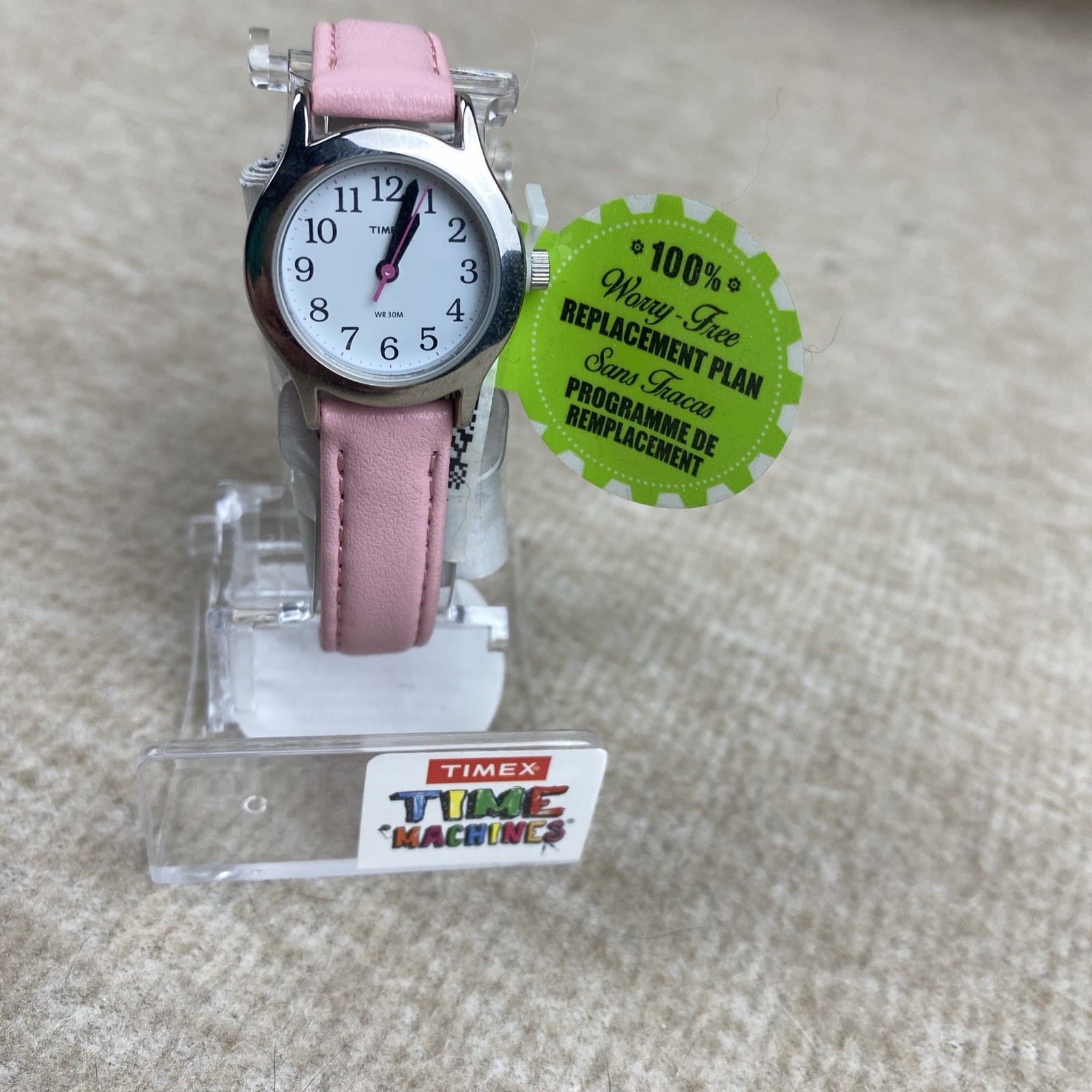 Timex Kid’s Watch “My First Watch” Pink Strap Watch, 30 Meter WR, Analog NEW