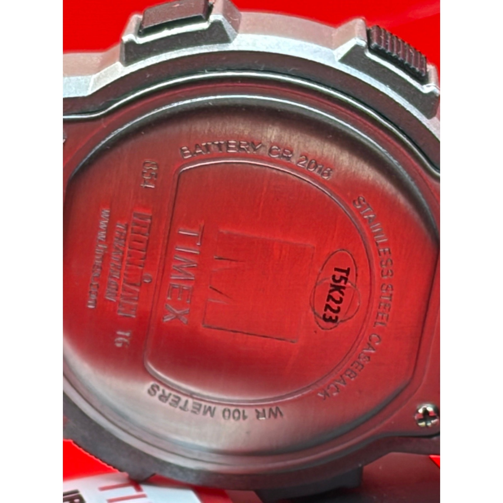 Timex Ironman Triathlon 10-Lap Memory Chrono (T5K223)New Old Stock 1986