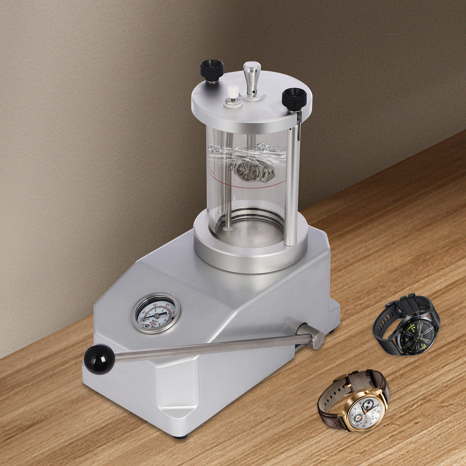 Watch Case Waterproof Pressure Tester & Watch Case Water Resistant Test Machine