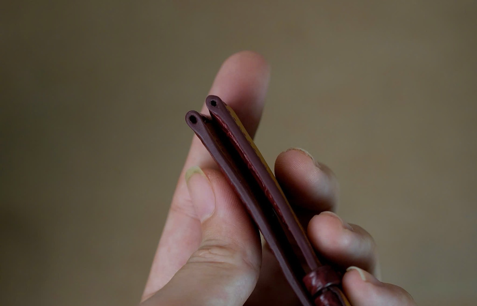 Handmade red bordeaux watch strap watch band size 20/16 (or any size)