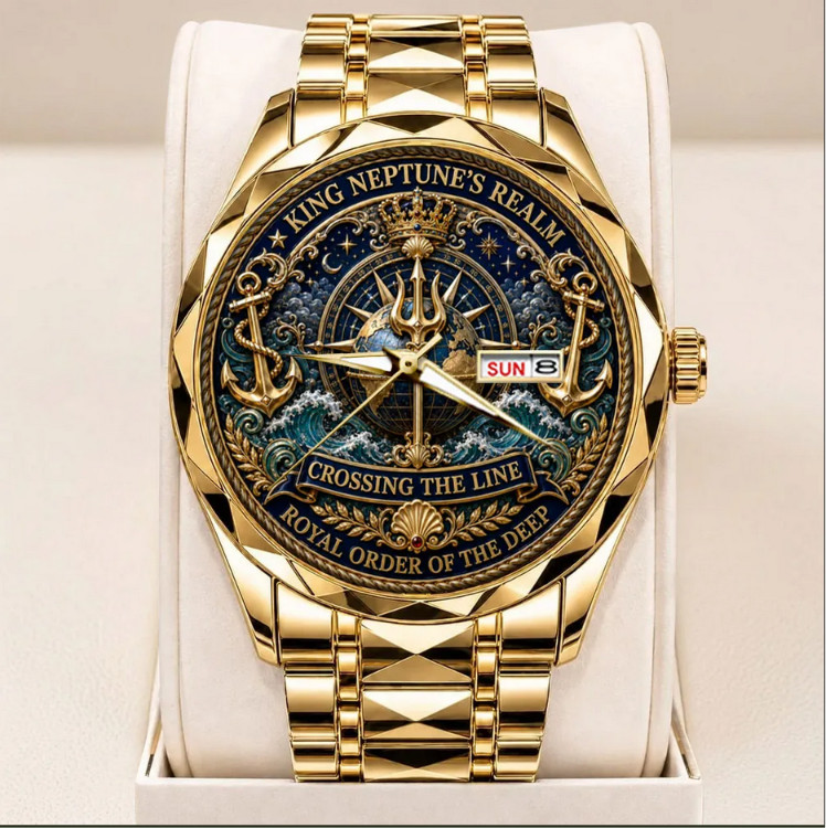 2026 US Navy Crossing the Line 2 Alloy Luxury Quartz Watch