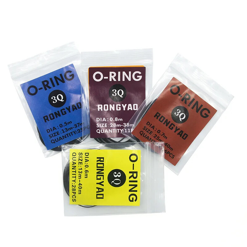 Watch Back Cover Rear Case Gasket Waterproof O-Ring 0.5-0.8mm Seal Rings 13-40mm