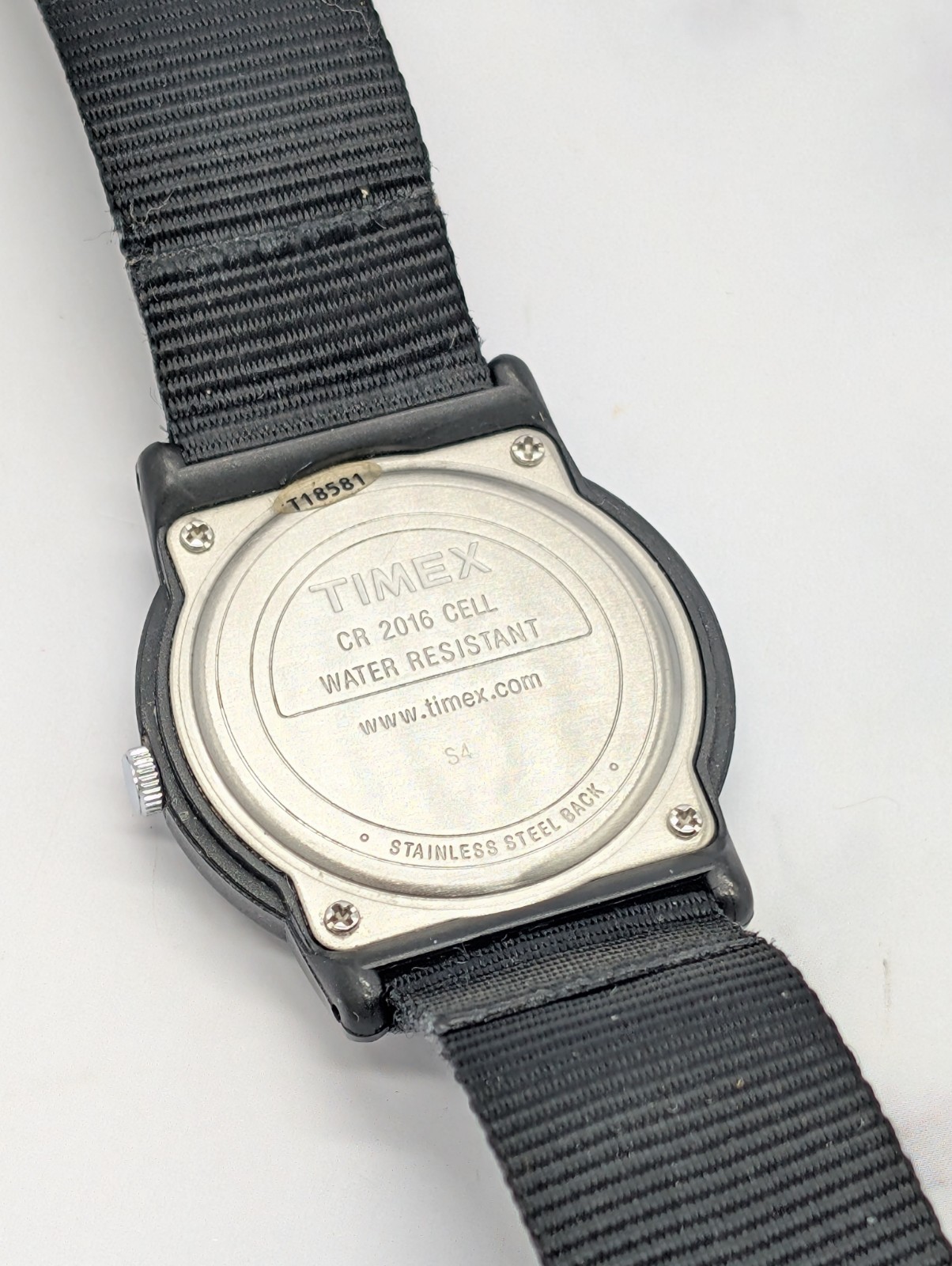 TIMEX Camper T18581 Quartz 34mm Black Military Watch Pre-owned New Battery