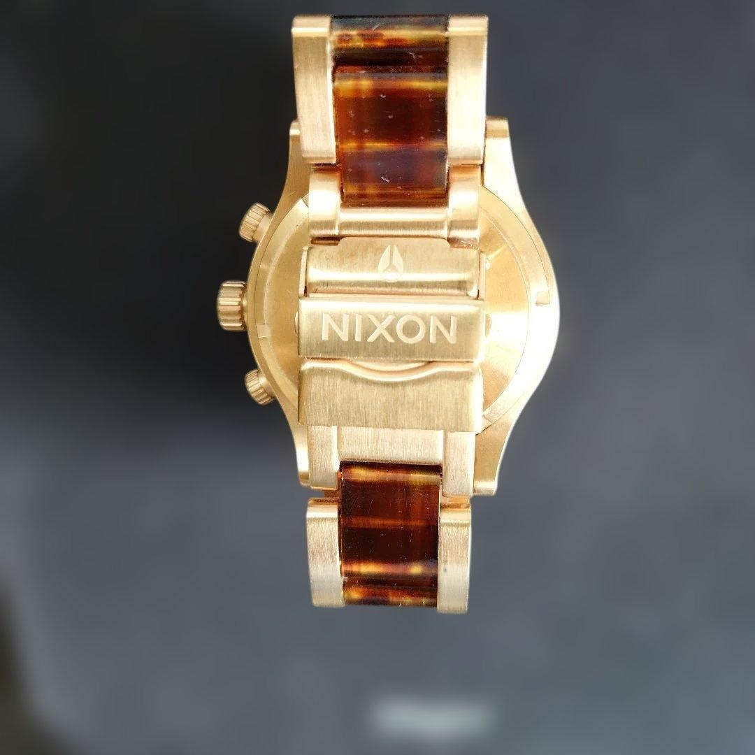 Nixon 42 20 Chrono Watch Stainless Steel Case 13 7 cm Wrist Size Regular