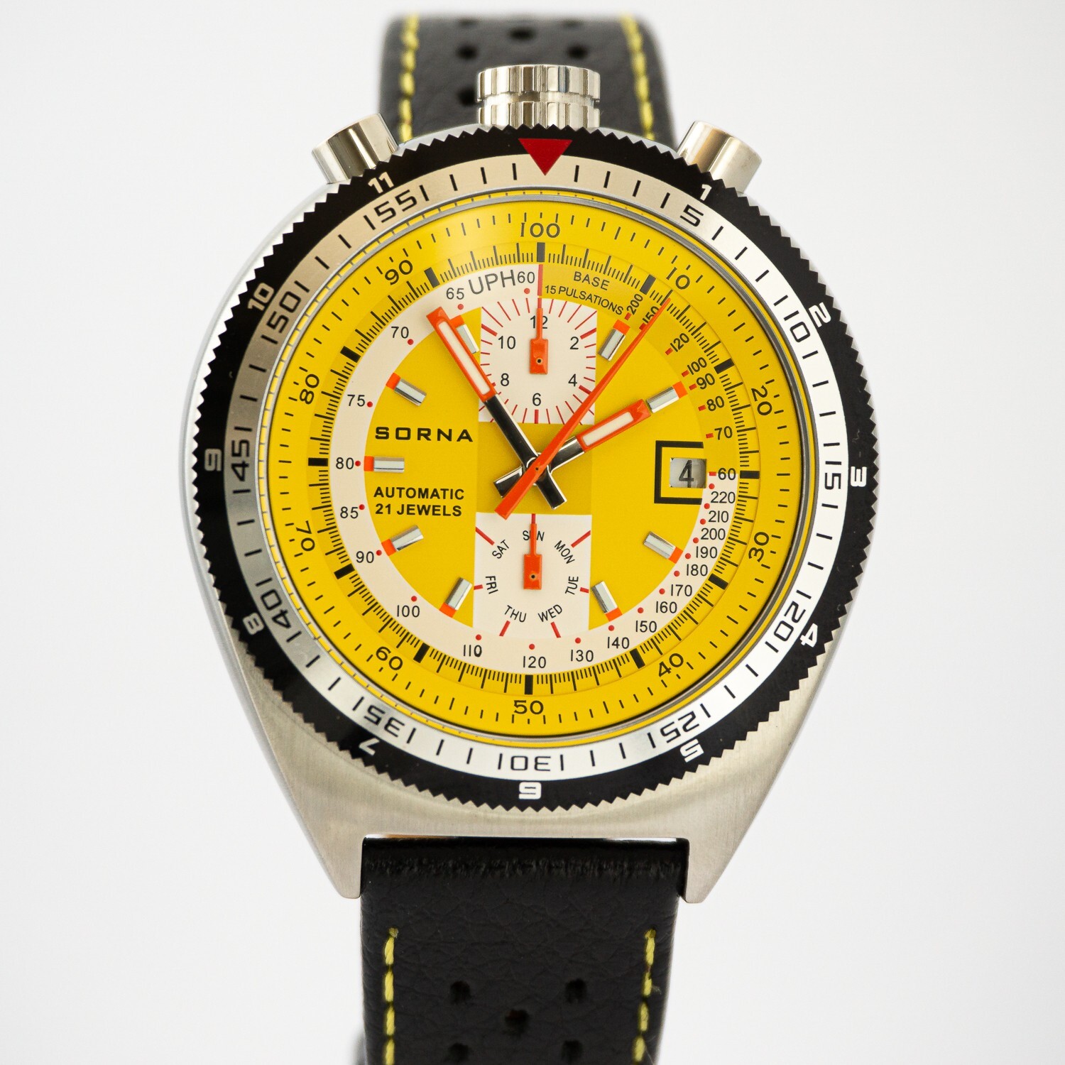 SORNA – AUTOMATIC – BULLHEAD – NOS STYLE – RETRO – WRISTWATCH – AUTOMATIC