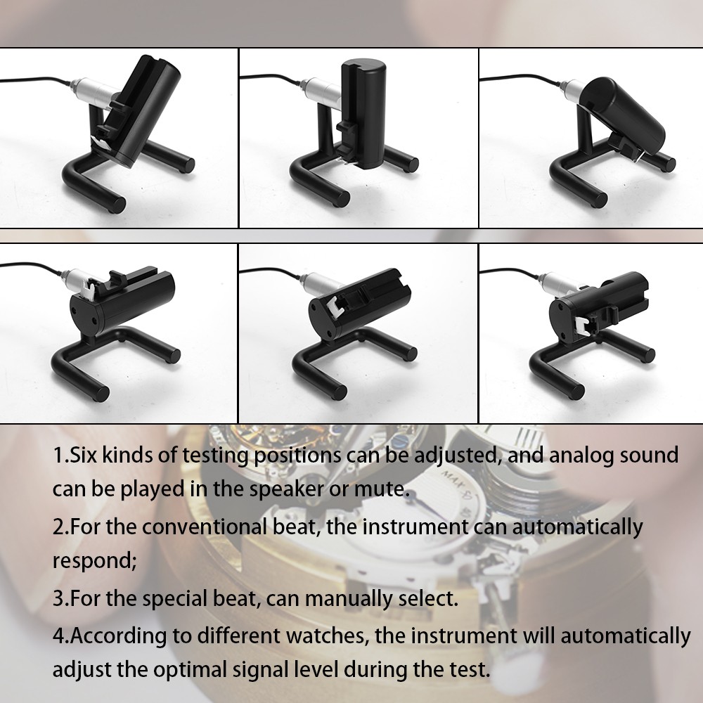 WeiShi USPlug No.1900 Timegrapher Watch Testing Tool Watch Tester for Repairers