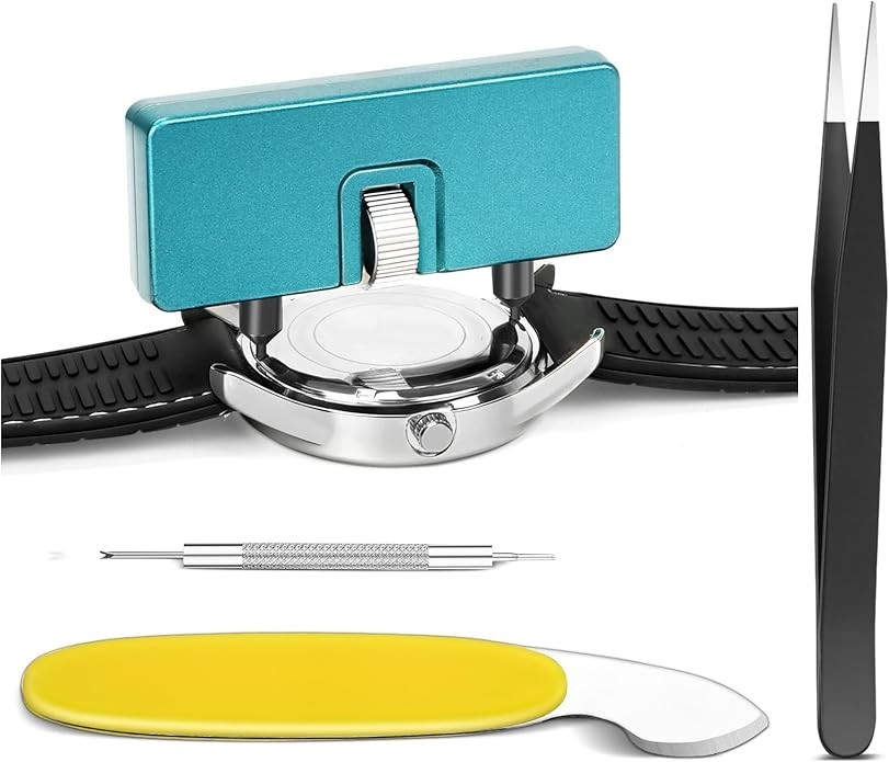 Adjustable Rectangle Watch Back Case Cover Opener Remover Wrench Repair Kit Tool