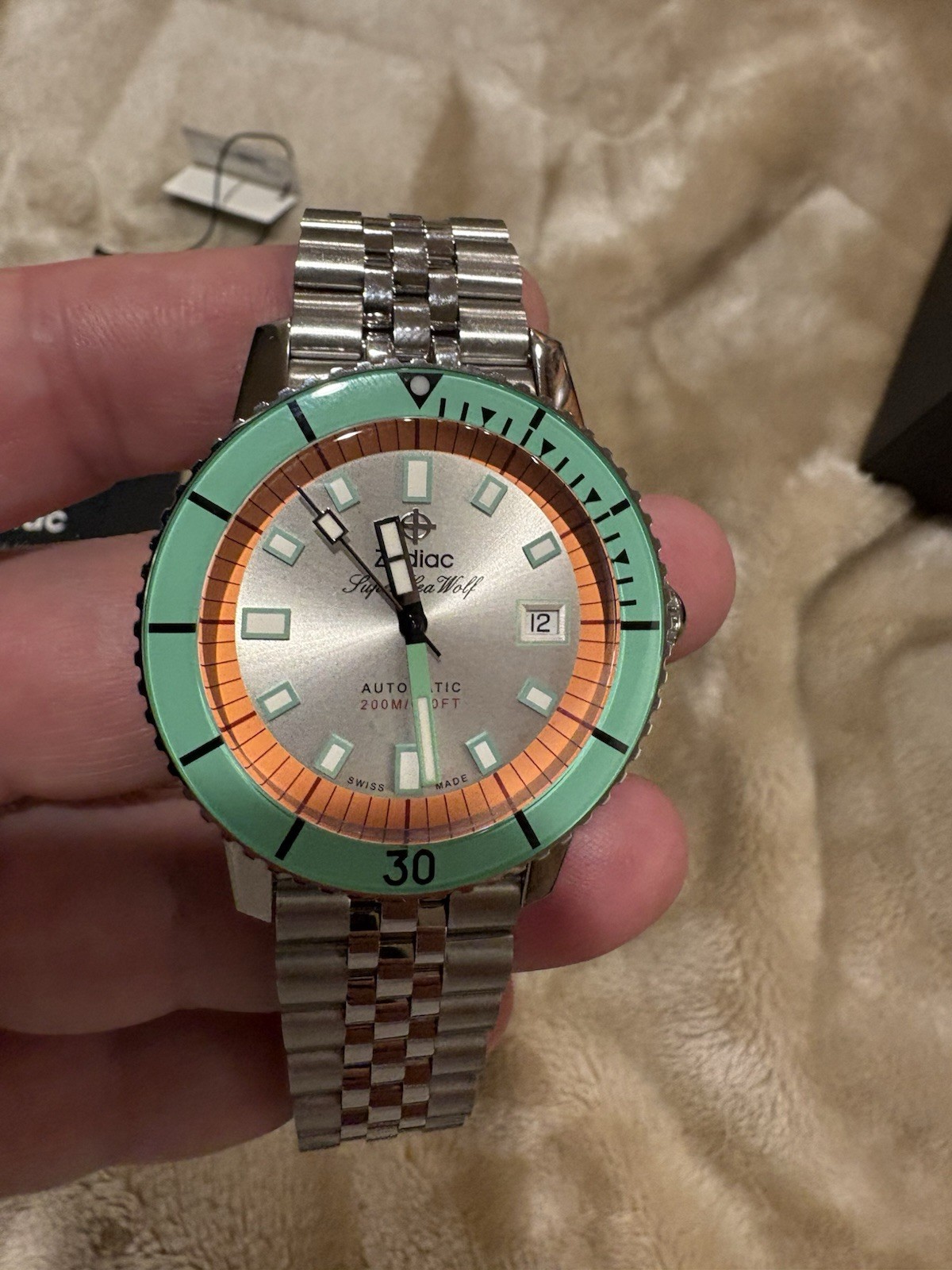 Zodiac Super Sea Wolf Watermelon Compression Diver ZO9269