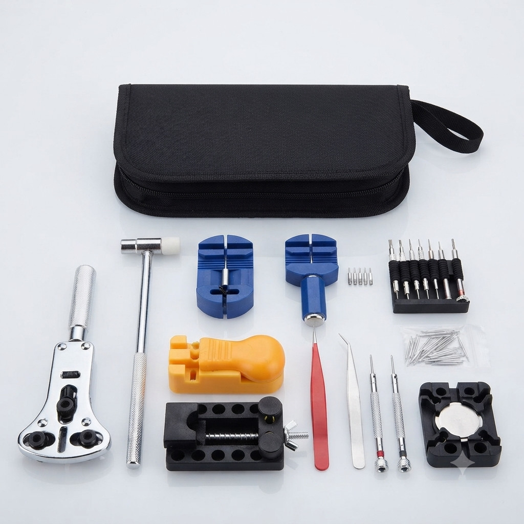 147PCS Watch Repair Kit Watchmaker Back Case Remover Opener Link Pin Spring Bar