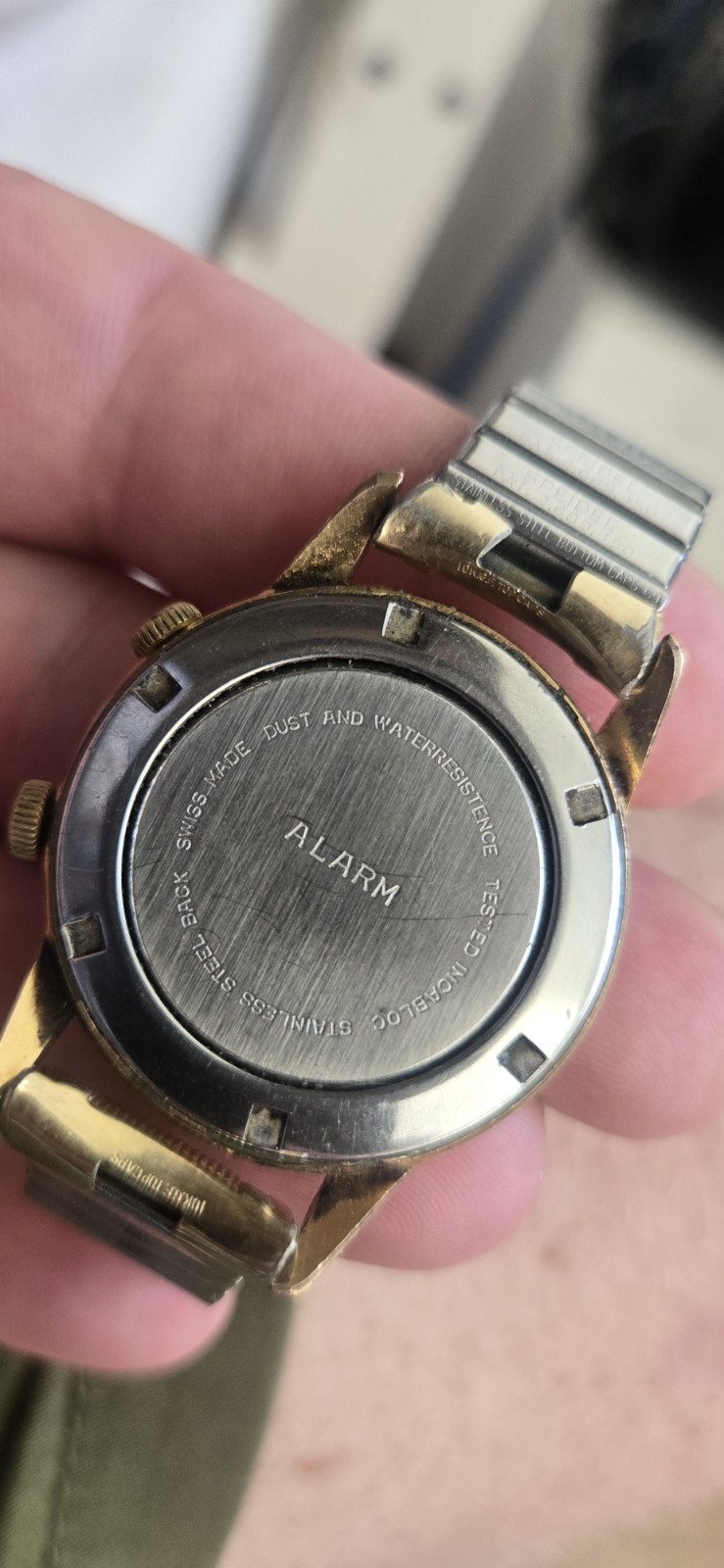 Vintage TECHNOS Alarm Watch