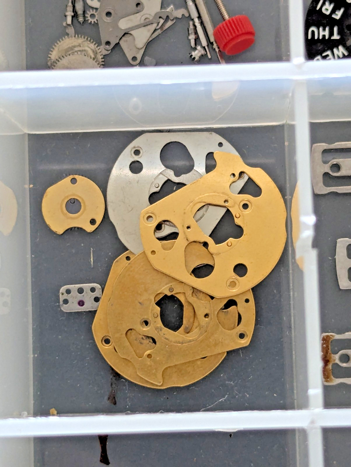 Lot Of – Bulova Accutron Tuning Fork Parts As Shown As Found, Retired Watchmaker