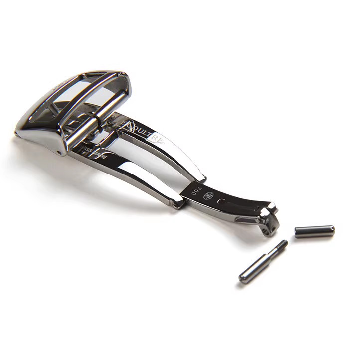 Fits Jaeger LeCoultre 16 18mm Deployment Butterfly Watch Straps Clasp Buckle