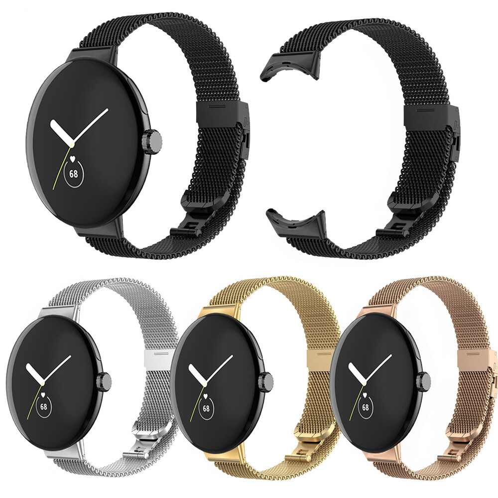 Stainless Steel Strap Bracelet Metal Watchband For Google Pixel Watch 2/1 Band