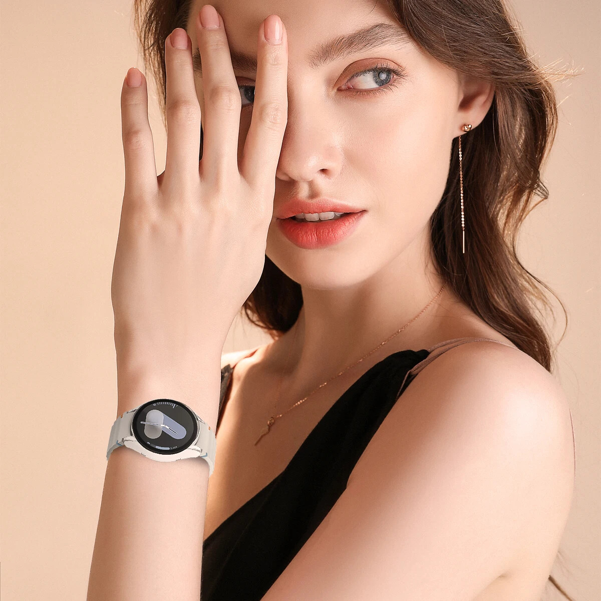 Silicone Band Strap+PC Case Cover for Samsung Galaxy Watch 7/6/5/4/FE 40mm 44mm