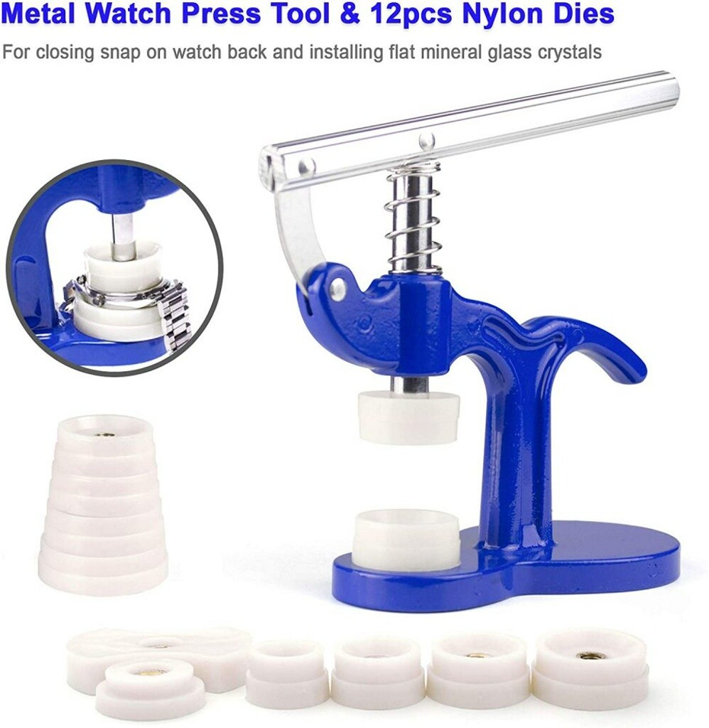 Professional Watch Repair Kit Watchmaker Back Case Opener Link Pin Spring Bar US