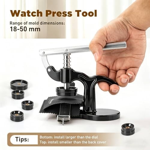 Eventronic 154PCS Watch Repair Tool Kit with Watch Press