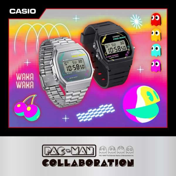 CASIO F-91WPC-1AJR Pac-Man collaboration Digital watch Limited New inBox