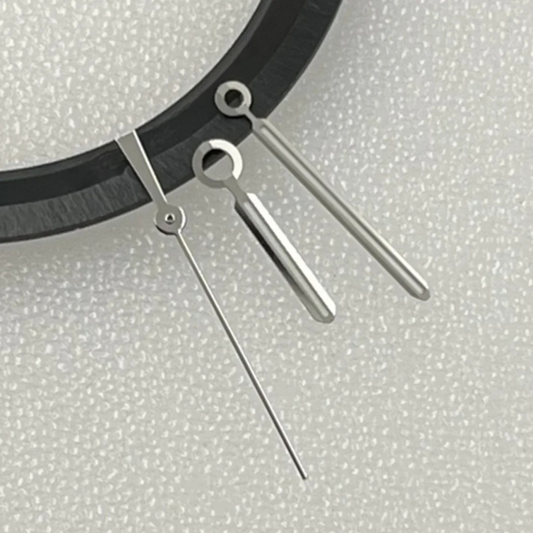 28.5mm Watch Dial Geometric Texture for NH35 Movement Green Luminous Face Parts