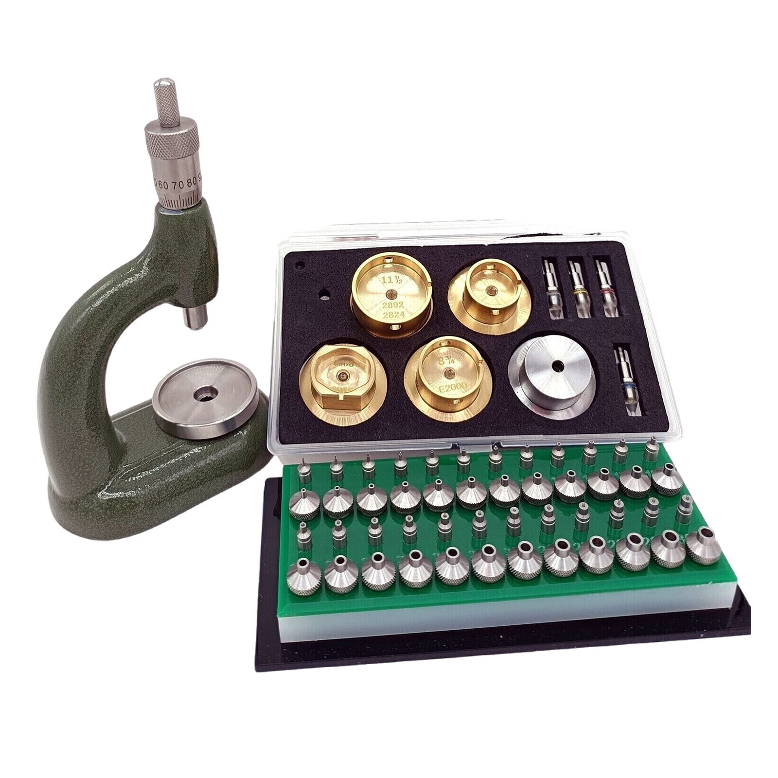 Watchmaker’s Jewelling Dual Purpose Tool Kits High Precision W/Micrometric Screw