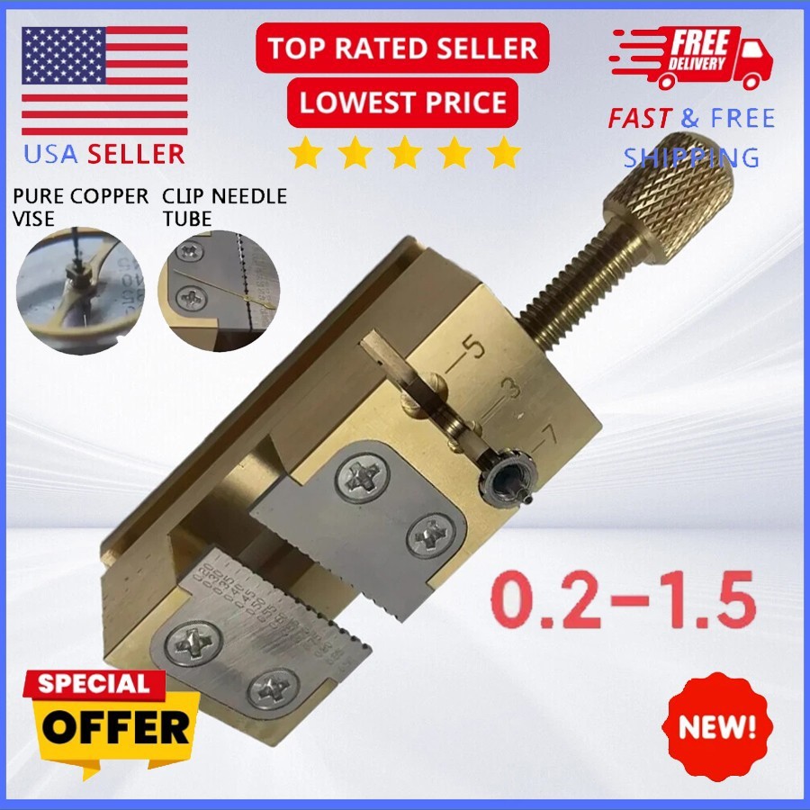 Copper Watch Repair Tool Holder Watchmaker Lightweight Portable Wheel Vice Clamp