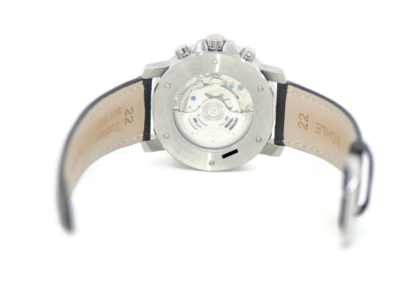 Muhle Glashutte 29ER Chronograph Stainless Steel Watch M1-25-43-LB