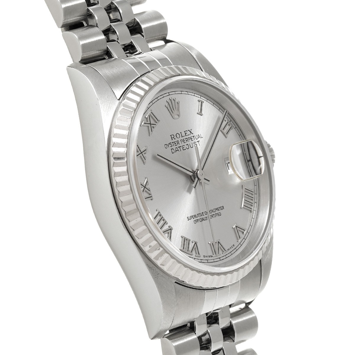 ROLEX Datejust 36 16234 Silver WATCH 743781