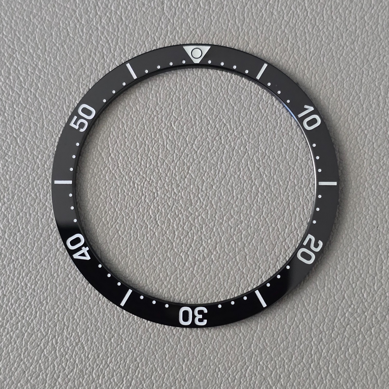 SEIKO Bezel Insert SKX007 / LX Black Ceramic Flat BGW9