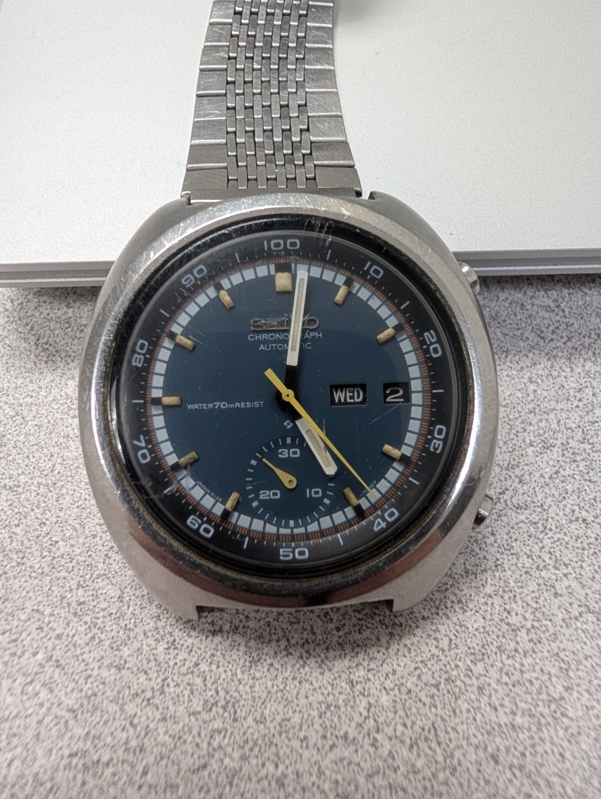 Seiko Chronograph Watch Ref. 6139-7002 Automatic – Needs Work