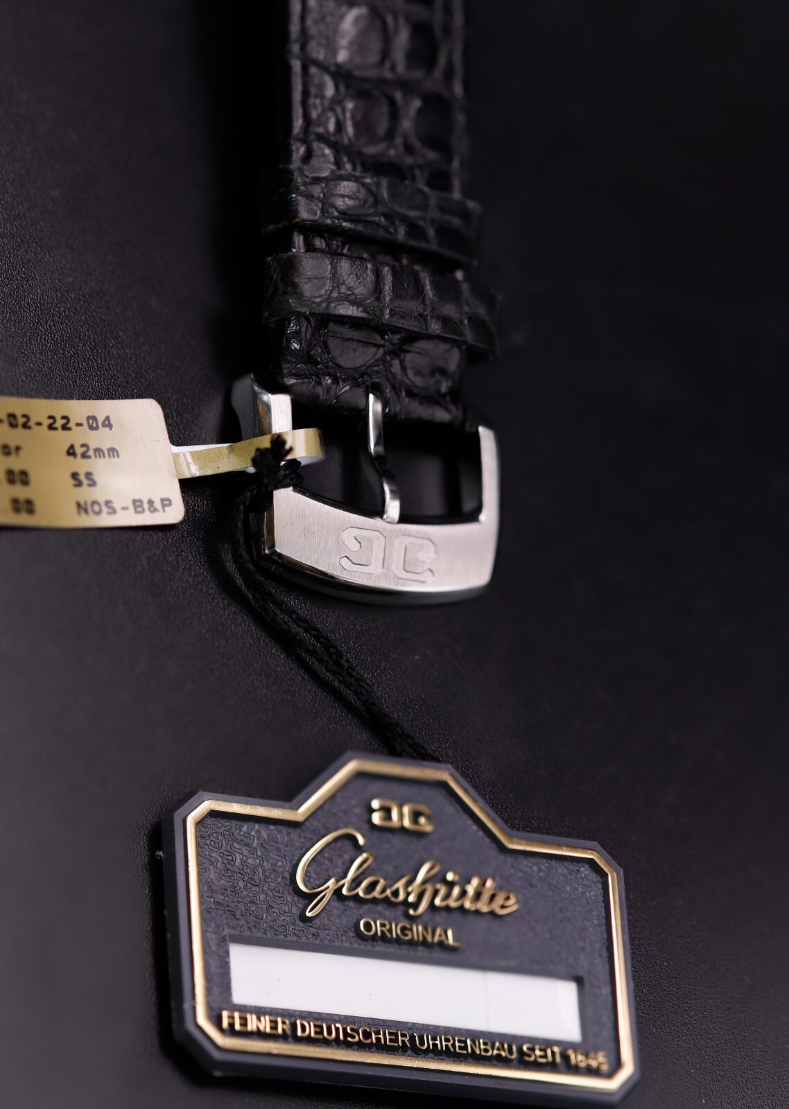 Glashütte Original 39-34-02-22-04 Senator Sixties Chronograph PO Box&Papers-7451