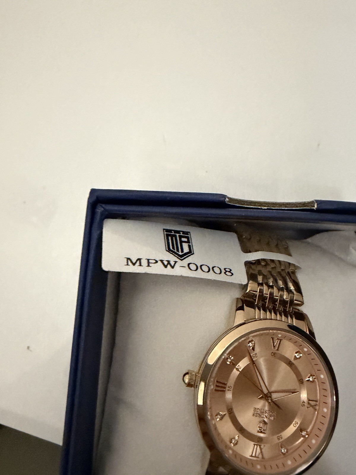 Brand New Montres Prestige Women’s Quartz Analog Rose Gold Bracelet Watch Dial