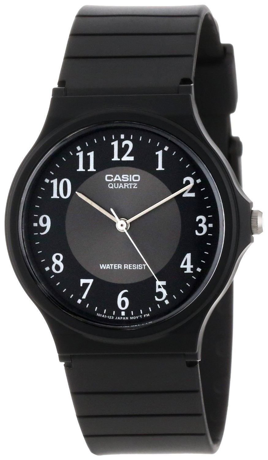 Casio MQ24-1B3, Men’s Black Resin Watch, Analog, Water Resistant, NEW