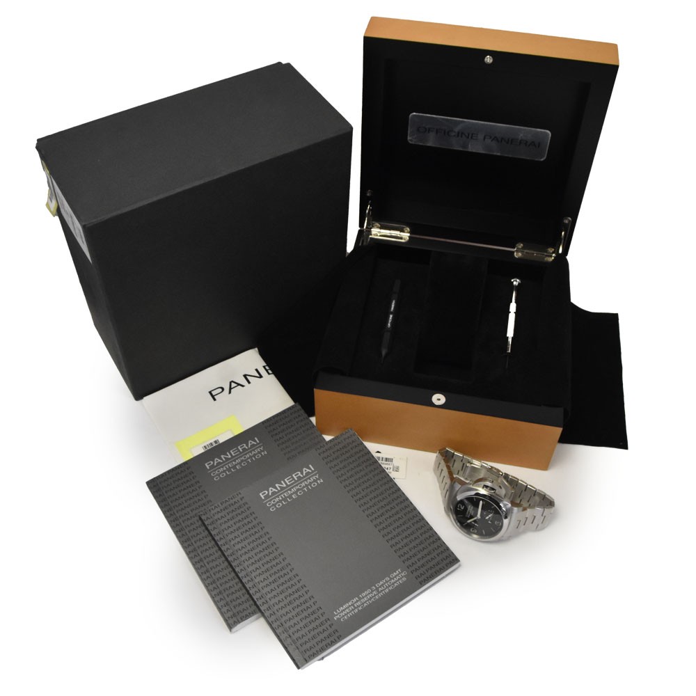 discount with paper PANERAI Luminor 1950 PAM00347 GMT Men’s Watch P#145956