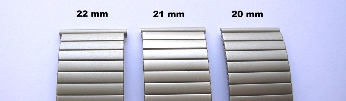 MABRO PEBRO TITAN FLEX TITANUHRENARMBAND FLEXBAND Wahl 20 mm, 21, 22 mm Titanium