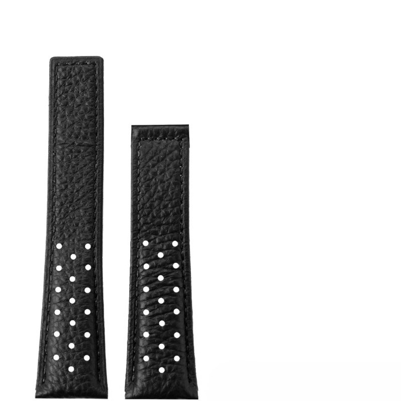For TAG Heuer Quality Porous Breathable Genuine Leather Watch Band Strap 22mm