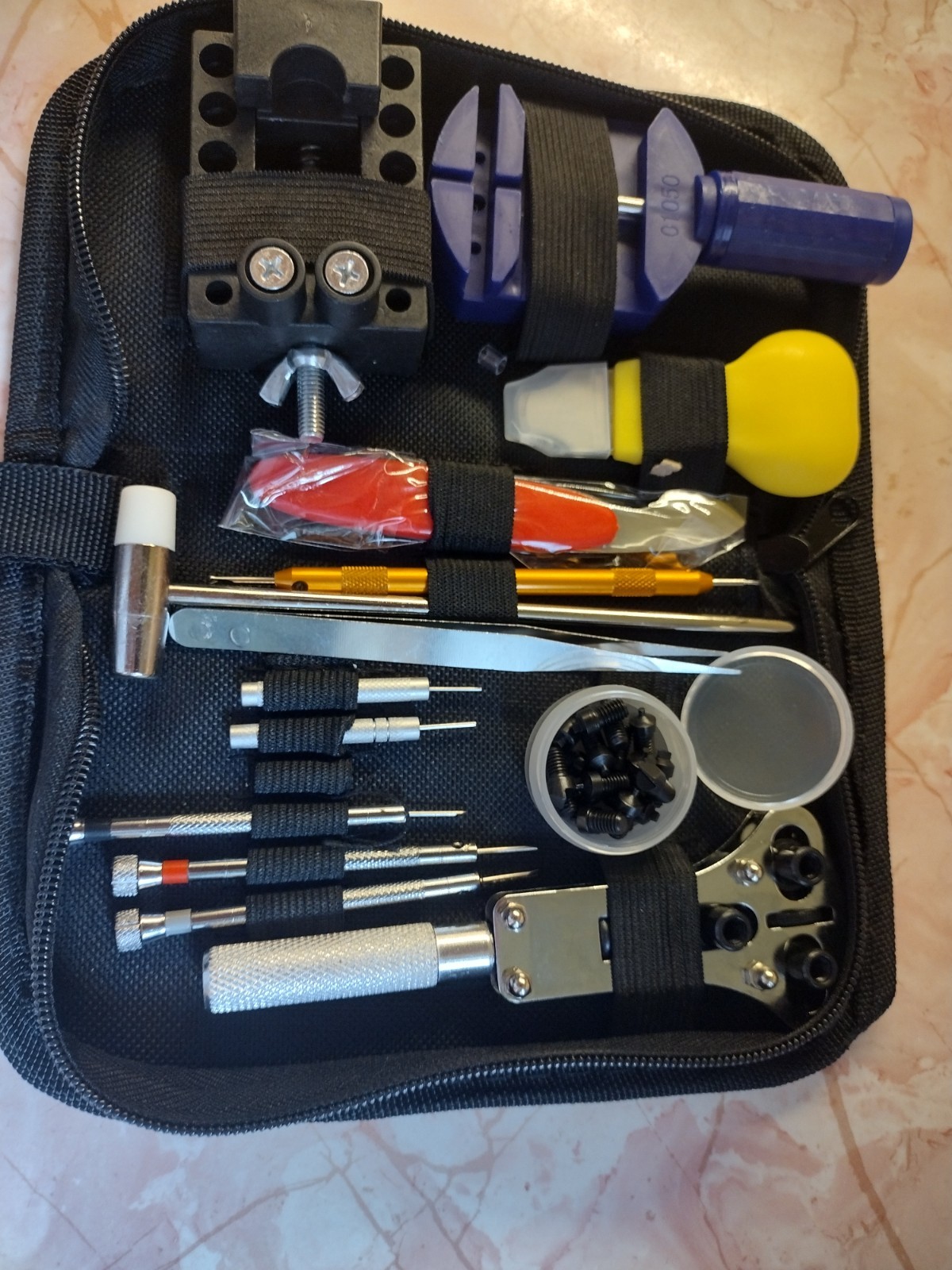 52 pc. Watchmaker / Repair Kit incl BONUS 5pc. Hand-setting / removal tools