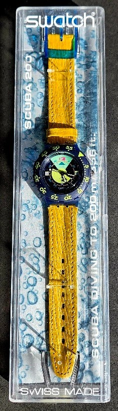 SWATCH VINTAGE SCUBA SWATCH “DIVINE” NWT