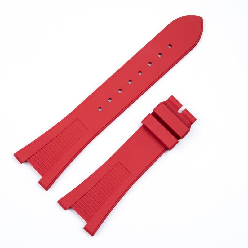 25mm Fluoro Rubber Watch Band Strap Fits Patek Philippe Nautilus 5711 5712