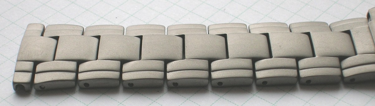 TITANUHRENARMBAND TITAN MASSIV aus dem Hause MABRO 22 mm TITANIUM SOLID BRACELET