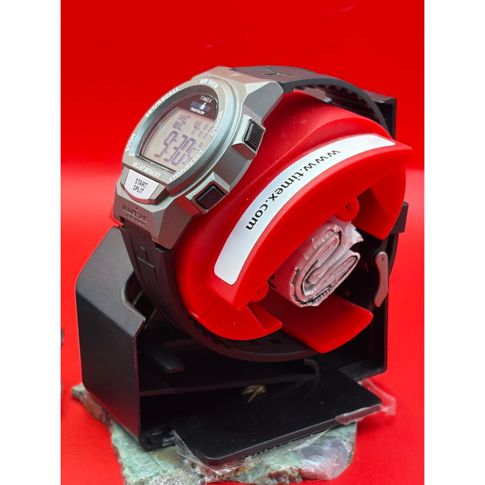Timex Ironman Triathlon 10-Lap Memory Chrono (T5K223)New Old Stock 1986