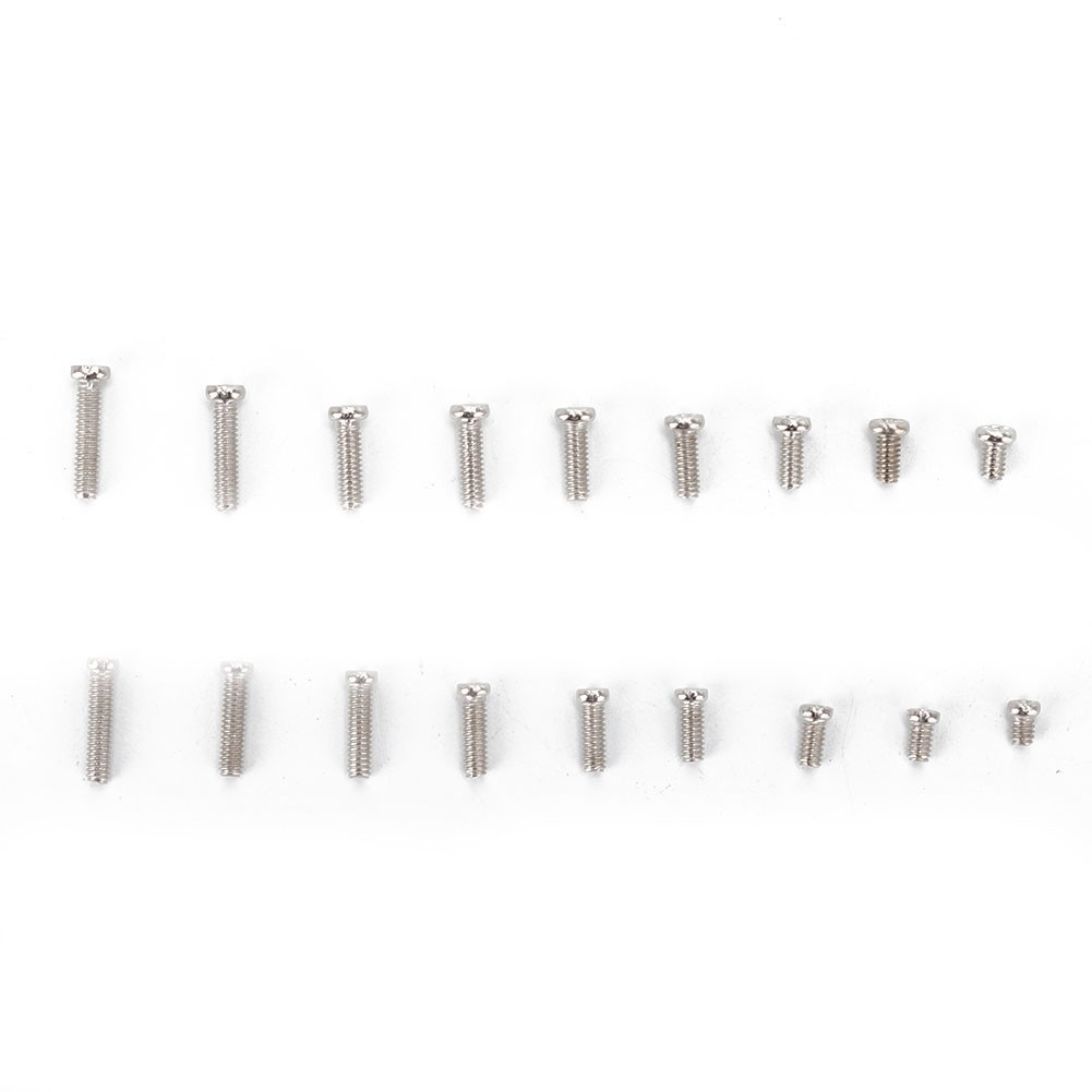 1Box 18 Sizes Stainless Steel Watch Mini Screw Assortment Repair Glass Watch c