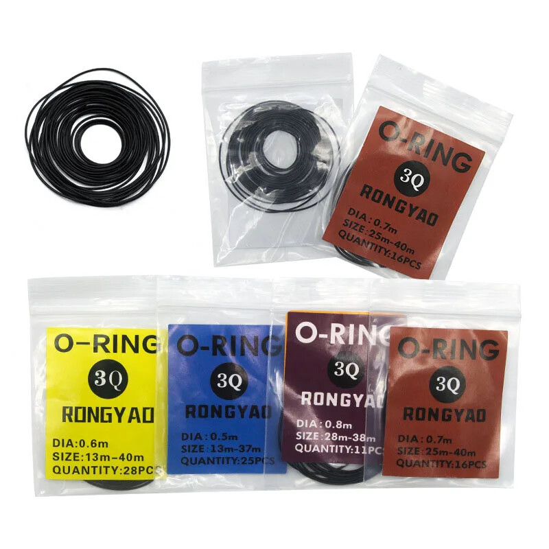 Watch Back Cover Rear Case Gasket Waterproof O-Ring 0.5-0.8mm Seal Rings 13-40mm