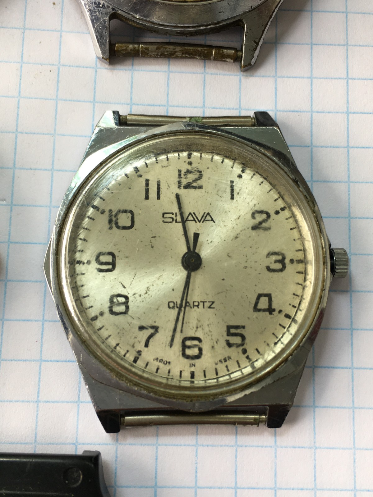 Lot of 8 Vintage USSR men’s quartz Watches Slava Poljot Chaika For Parts Repair